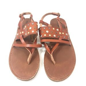 Mossimo supply co women’s leather sandals size 8